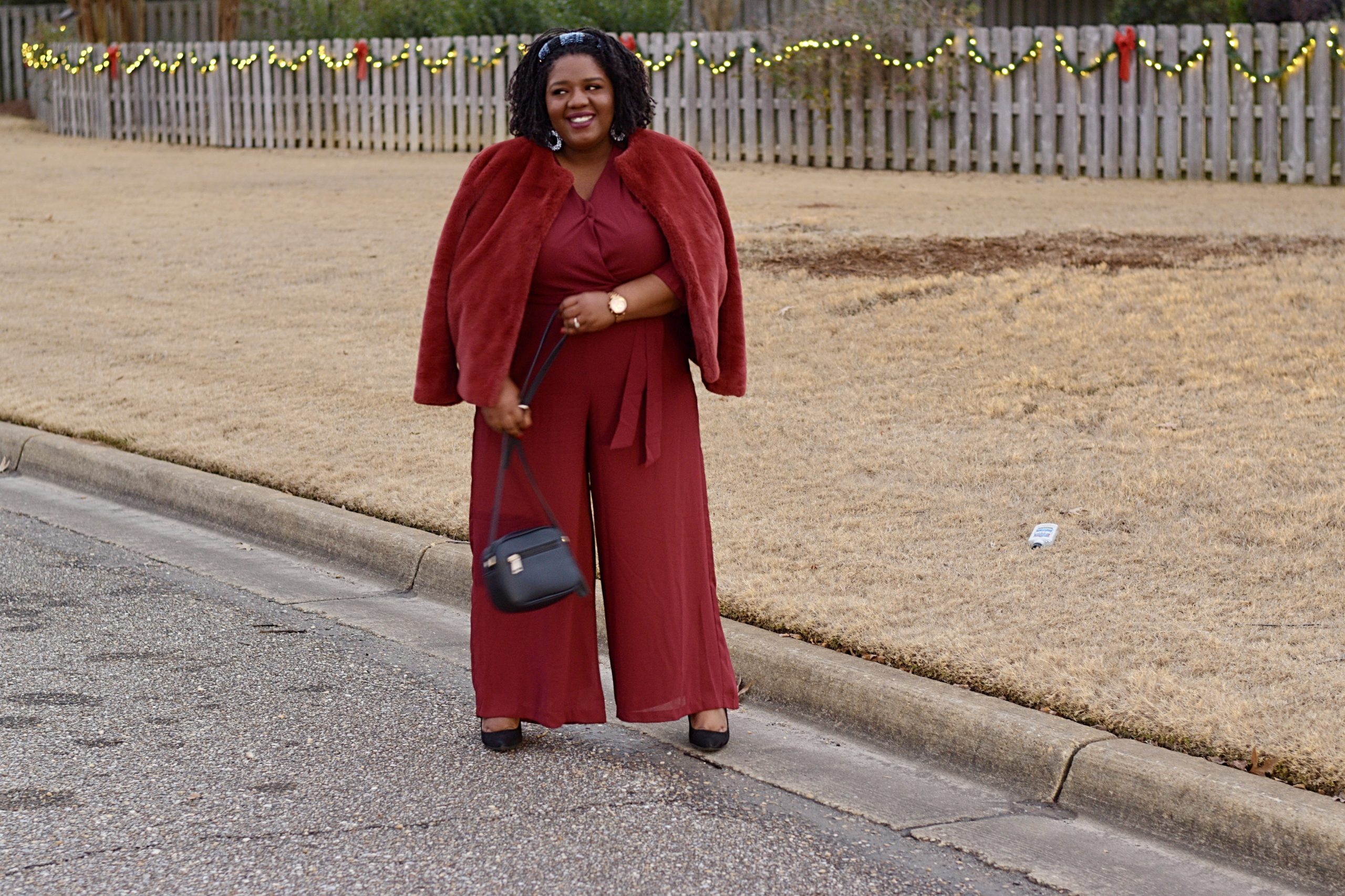 plus size holiday look