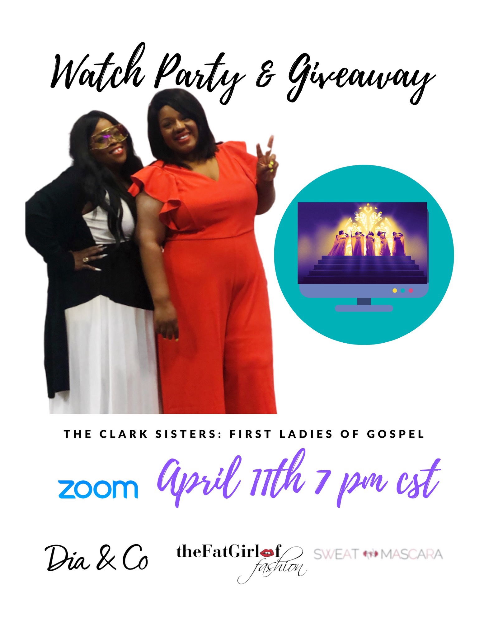 Latoya And Chasi The Clark Sisters Watch Party